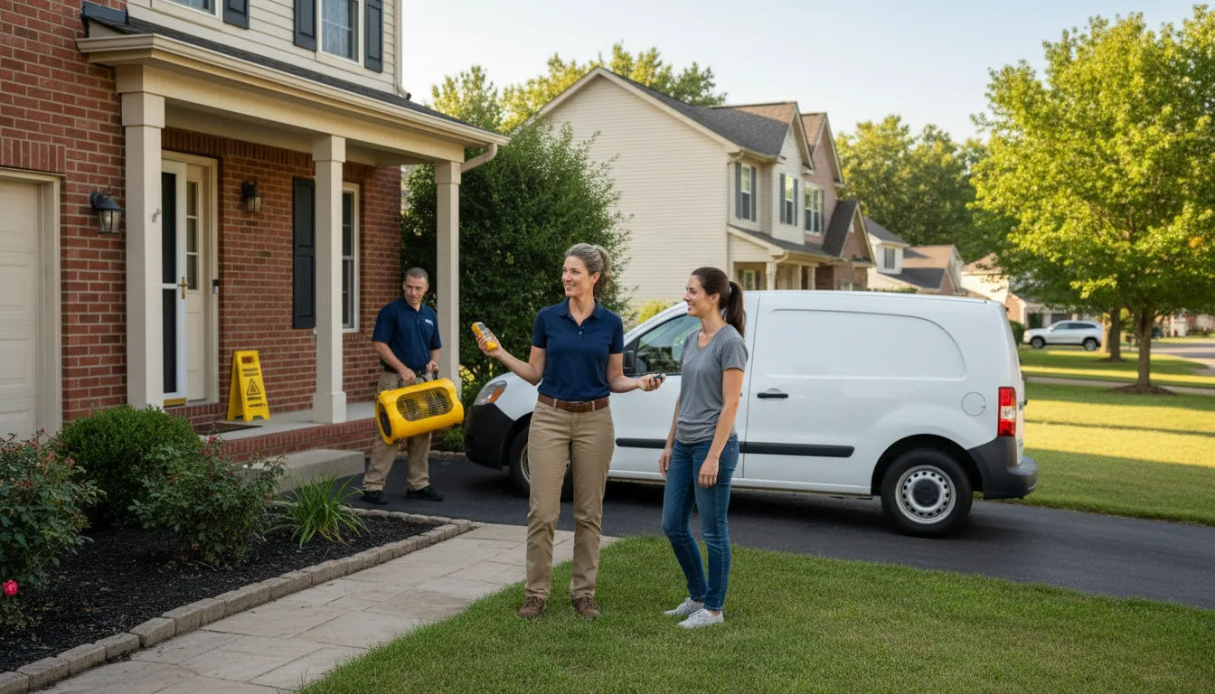Water restoration image for Mildew Remediation in Woodbridge, NJ